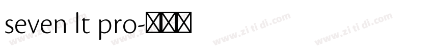 seven lt pro字体转换